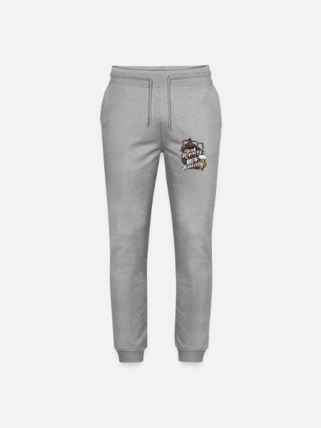 Drink Responsibly, Brew Recklessly - Stanley/Stella Mover Unisex Organic Jogging Trousers - heather grey