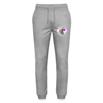 Luftwurzeln Brauchen Keinen Topf Orchidee - Stanley/Stella Unisex Bio Jogginghose Mover  - Grau meliert - Vorne - Marisol (170cm) & Nik (191cm)