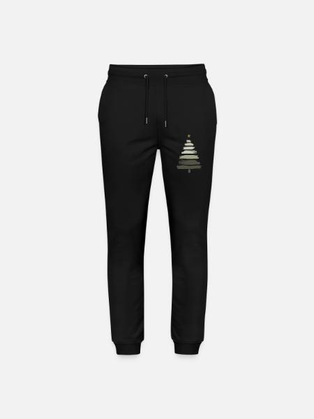Christmas Tree - Stanley/Stella Mover Unisex Organic Jogging Trousers - black