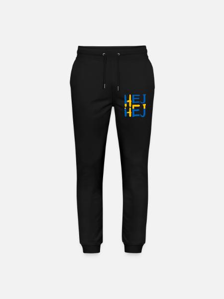HEJ HEJ SWEDEN - Stanley/Stella Mover Unisex Organic Jogging Trousers - black