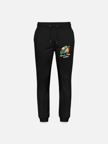 Born to play the guitar - Stanley/Stella Mover Unisex Organic Jogging Trousers - black