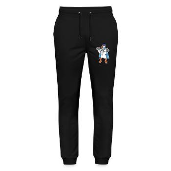Seagull seagull sailor captain fitness dumbbell - Stanley/Stella Mover Unisex Organic Jogging Trousers - black - Front - Marisol (170cm) & Nik (191cm)