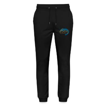 Wels Waller angeln Sportfischen Flussmonster - Stanley/Stella Unisex Bio Jogginghose Mover  - Schwarz - Vorne - Marisol (170cm) & Nik (191cm)
