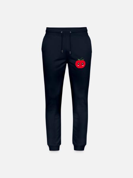 Mürrische Tomate Lustiges Geschenk Wichteln - Stanley/Stella Unisex Bio Jogginghose Mover  - Navy