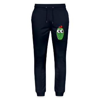 free hugs cactus - Stanley/Stella Unisex Bio Jogginghose Mover  - Navy - Vorne - Marisol (170cm) & Nik (191cm)