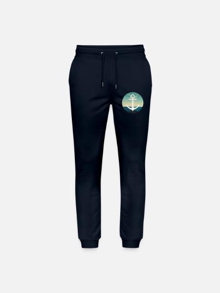 Meer Kreisrund / Sea circular - Stanley/Stella Unisex Bio Jogginghose Mover - Navy