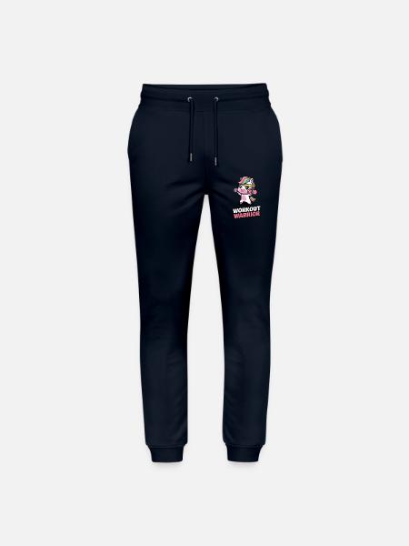 Workout Warrior - Stanley/Stella Mover Unisex Organic Jogging Trousers - navy