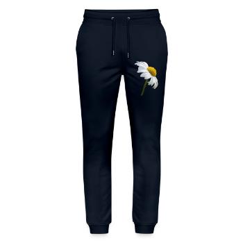Margerite Gänseblume - Stanley/Stella Unisex Bio Jogginghose Mover  - Navy - Vorne - Marisol (170cm) & Nik (191cm)
