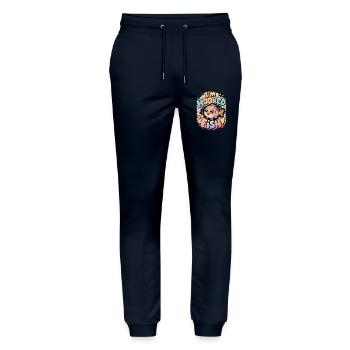I'm Hooked On Fish - Stanley/Stella Mover Unisex Organic Jogging Trousers - navy - Front - Marisol (170cm) & Nik (191cm)