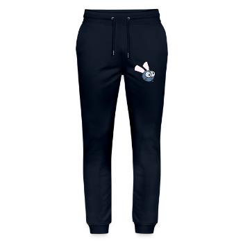 Fliege - Stanley/Stella Unisex Bio Jogginghose Mover  - Navy - Vorne - Marisol (170cm) & Nik (191cm)