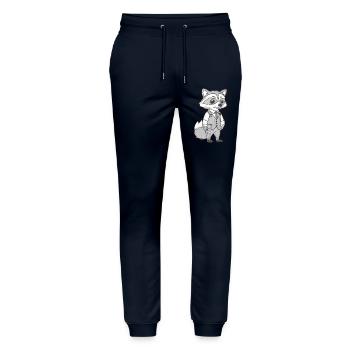 Renard occupé - Pantalon de jogging bio MOVER Stanley/Stella unisexe - marine - Devant - Marisol (170cm) & Nik (191cm)