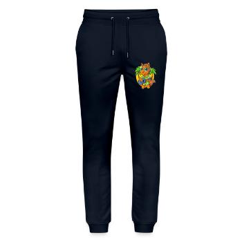 Lustige Pferd Sommer Strand Sonnenbrille Hawaiianisch - Stanley/Stella Unisex Bio Jogginghose Mover  - Navy - Vorne - Marisol (170cm) & Nik (191cm)