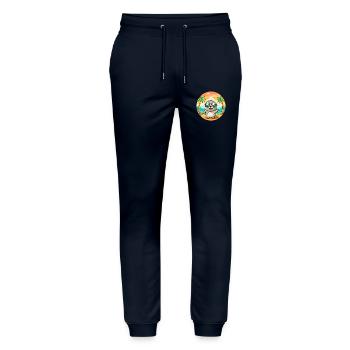 Seal Lustige Cartoon Sommer Strand Sonnenbrille - Stanley/Stella Unisex Bio Jogginghose Mover  - Navy - Vorne - Marisol (170cm) & Nik (191cm)