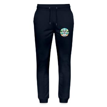 Dogue Argentino Chien Race Dessin Animé Lunettes De Soleil Plage - Pantalon de jogging bio MOVER Stanley/Stella unisexe - marine - Devant - Marisol (170cm) & Nik (191cm)