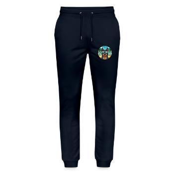 Beauceron Hunderasse Cartoon Sonnenbrille Strand - Stanley/Stella Unisex Bio Jogginghose Mover  - Navy - Vorne - Marisol (170cm) & Nik (191cm)
