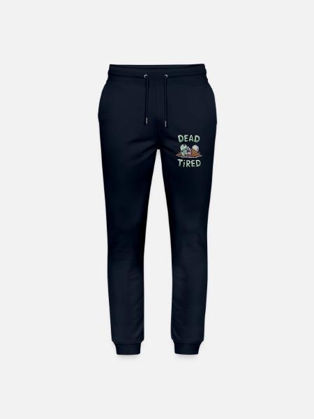 Dead Tired - Stanley/Stella Mover Unisex Organic Jogging Trousers - navy