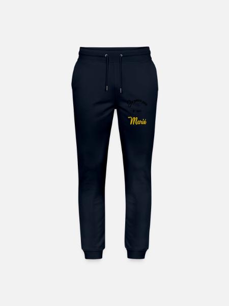 JUST MARRIED. EVJF - Pantalon de jogging bio MOVER Stanley/Stella unisexe - marine