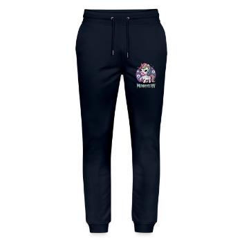 Momiemaïs - Pantalon de jogging bio MOVER Stanley/Stella unisexe - marine - Devant - Marisol (170cm) & Nik (191cm)