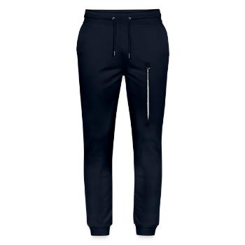 nail me - nagle mich - lusig und zweideutig - Stanley/Stella Unisex Bio Jogginghose Mover  - Navy - Vorne - Marisol (170cm) & Nik (191cm)