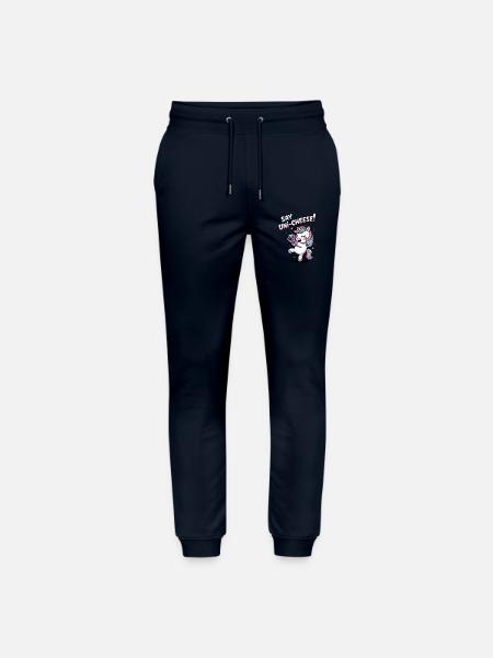 Say Uni-Cheese! - Stanley/Stella Mover Unisex Organic Jogging Trousers - navy