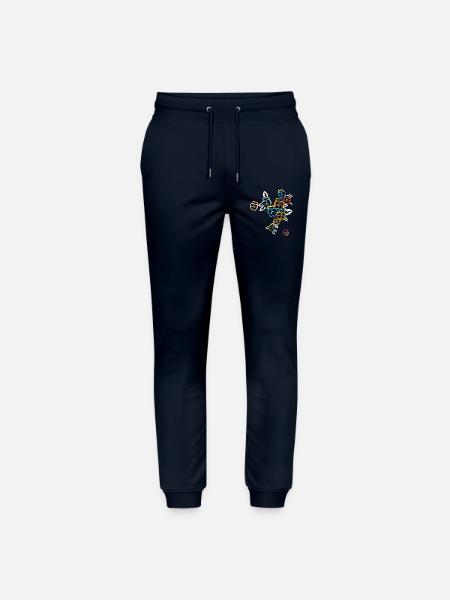 Pansy Spring - Stanley/Stella Mover Unisex Organic Jogging Trousers - navy