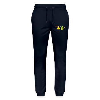 Guacamole Nacho Avocado Fiesta Mexico - Stanley/Stella Unisex Bio Jogginghose Mover  - Navy - Vorne - Marisol (170cm) & Nik (191cm)