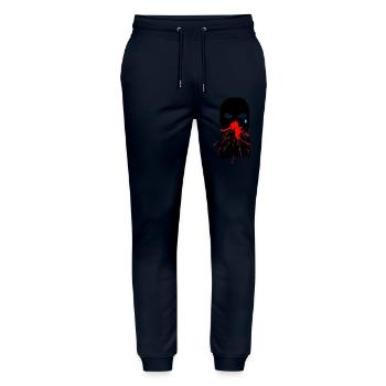 No Pain - Stanley/Stella Unisex Bio Jogginghose Mover  - Navy - Vorne - Marisol (170cm) & Nik (191cm)