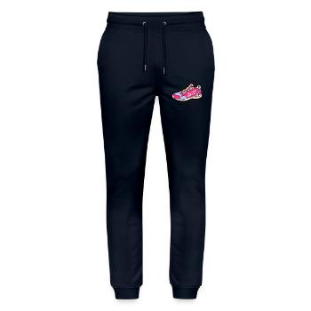 NEUJAHRESVORSÄTZE 2027 - Stanley/Stella Unisex Bio Jogginghose Mover  - Navy - Vorne - Marisol (170cm) & Nik (191cm)