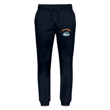 Lustiger Sport Pinguin - Stanley/Stella Unisex Bio Jogginghose Mover  - Navy - Vorne - Marisol (170cm) & Nik (191cm)