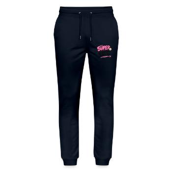 Super Chaotisch, Super Ich - Stanley/Stella Unisex Bio Jogginghose Mover  - Navy - Vorne - Marisol (170cm) & Nik (191cm)