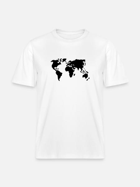 Welt - RELAXED FIT Unisex Organic T-Shirt - Weiß