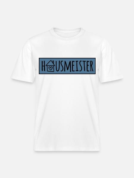 Hausmeister - RELAXED FIT Unisex Organic T-Shirt - Weiß
