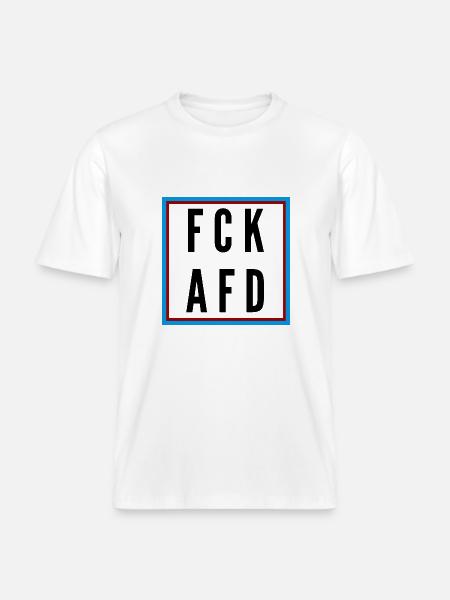 AFD Nein Danke! - RELAXED FIT Unisex Organic T-Shirt - Weiß
