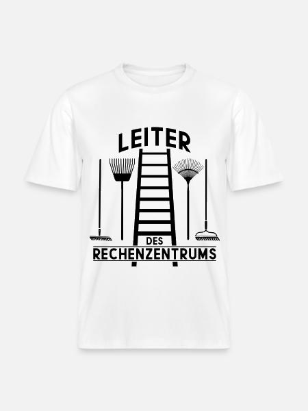 LEITER DES RECHENZENTRUMS - RELAXED FIT Unisex Organic T-Shirt - Weiß
