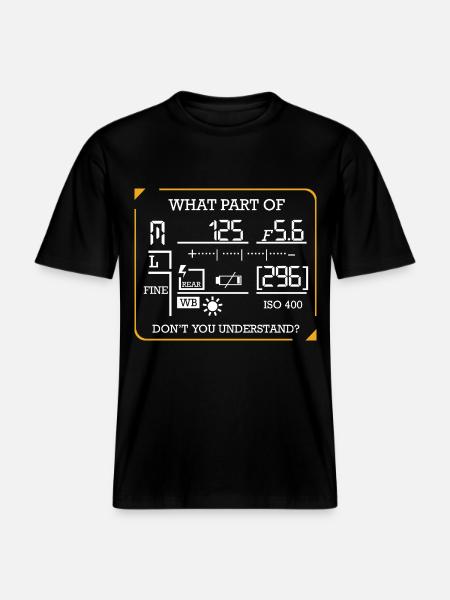 photographer - RELAXED FIT Unisex Organic T-Shirt - black