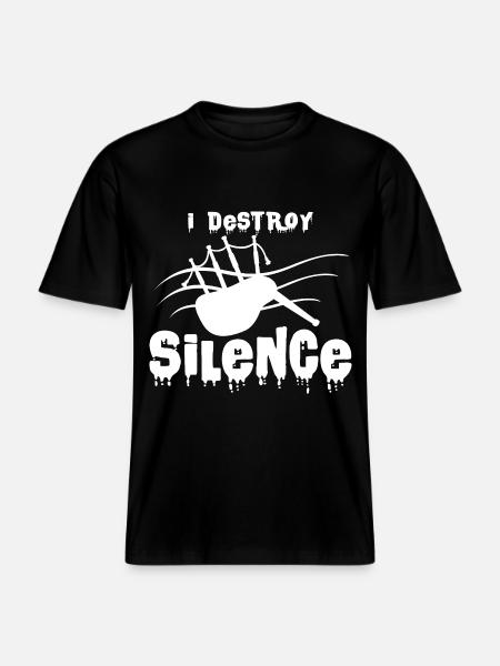 Dudelsack - RELAXED FIT Unisex Organic T-Shirt - Schwarz