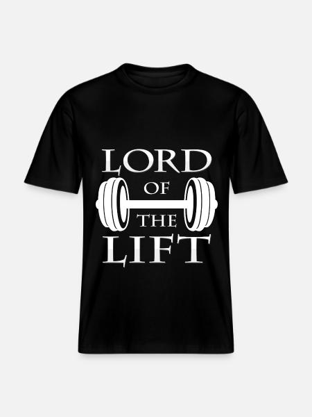 dumbbell - RELAXED FIT Unisex Organic T-Shirt - black