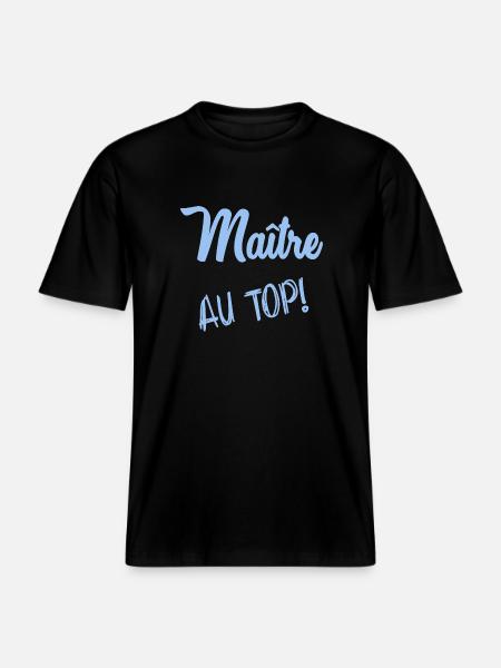 MASTER. MASTER -  RELAXED FIT Unisex Organic T-Shirt - black