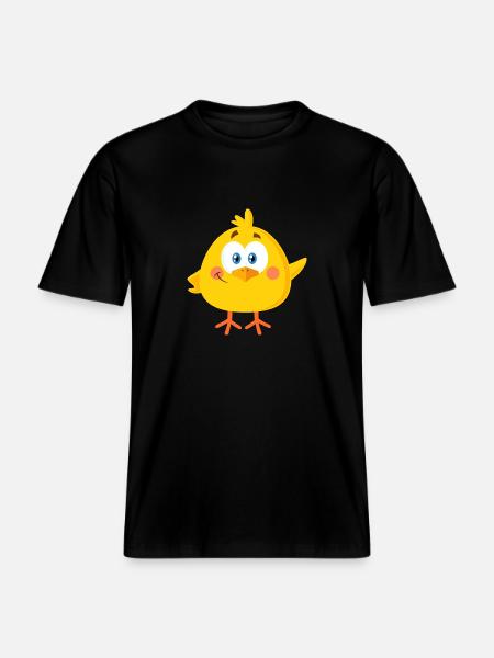 Little chick - RELAXED FIT Unisex Organic T-Shirt - black