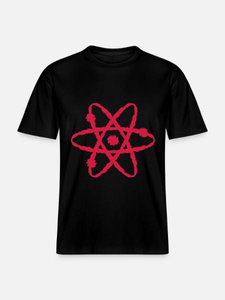 Scientific symbol -  RELAXED FIT Unisex Organic T-Shirt - black