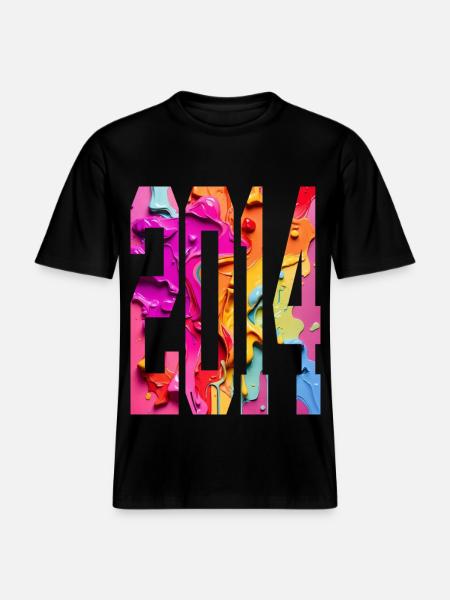 BUNT 12TH BIRTHDAY 2014 - RELAXED FIT Unisex Organic T-Shirt - black