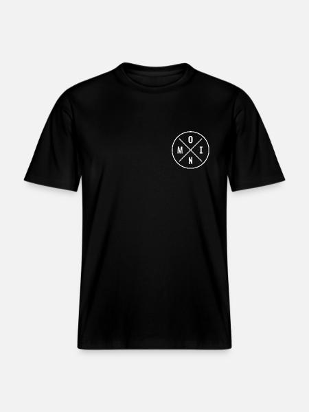 Moin - RELAXED FIT Unisex Organic T-Shirt - Schwarz