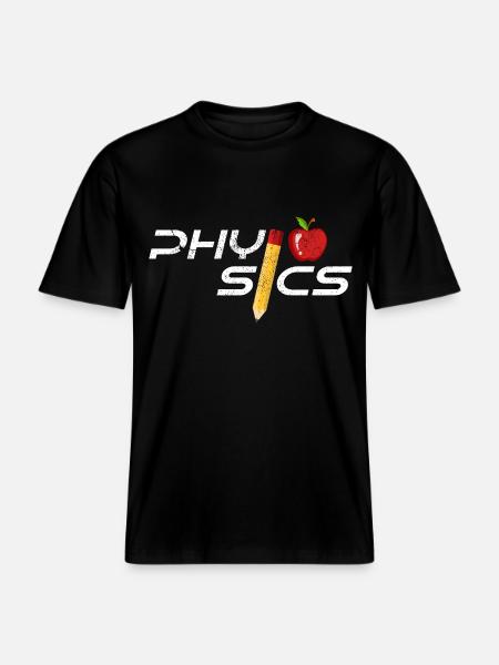 physicist - RELAXED FIT Unisex Organic T-Shirt - black