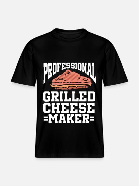 Cheese Making Cheese Lover - RELAXED FIT Unisex Organic T-Shirt - black