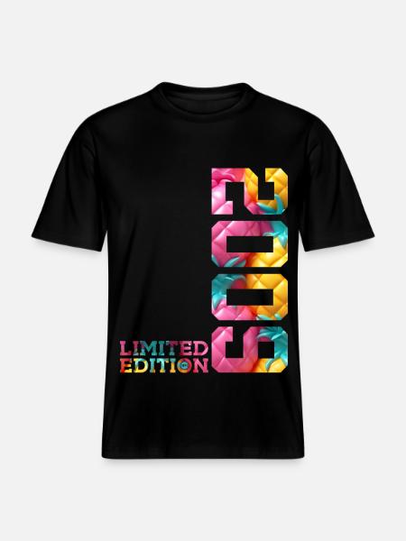 17TH BIRTHDAY LIMITED EDITION 2009 -  RELAXED FIT Unisex Organic T-Shirt - black