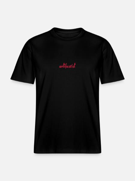 Always Antifascist - RELAXED FIT Unisex Organic T-Shirt - Schwarz