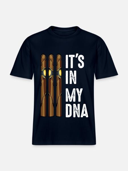 Zigarre - RELAXED FIT Unisex Organic T-Shirt - Navy