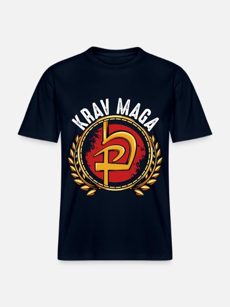 Krav Maga - RELAXED FIT Unisex Organic T-Shirt - french navy