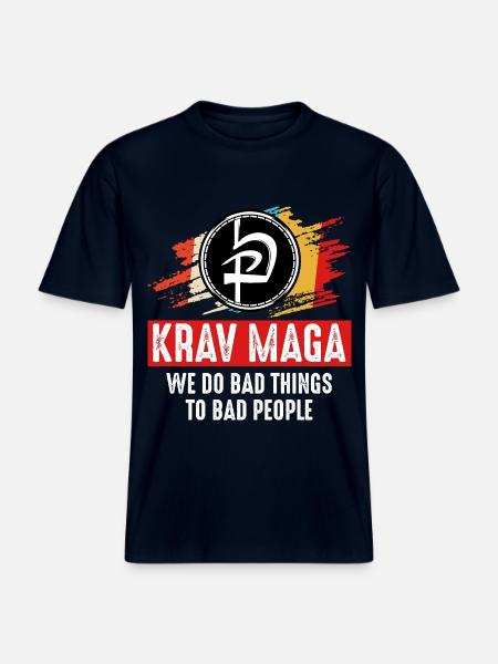 Krav Maga -  RELAXED FIT Unisex Organic T-Shirt - french navy