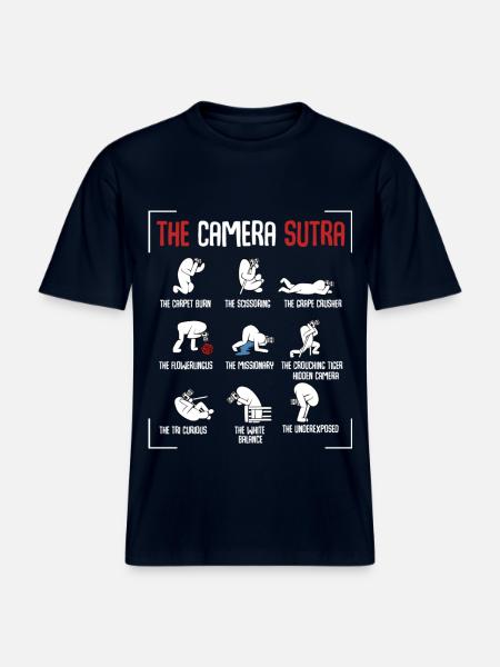photographer -  RELAXED FIT Unisex Organic T-Shirt - french navy